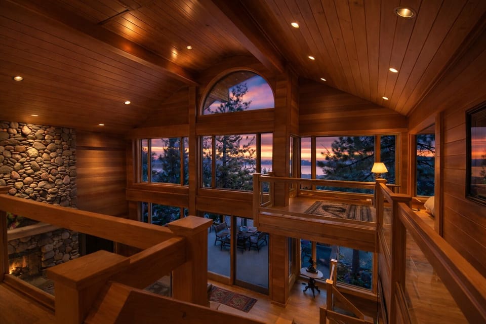 Full perspective of the home’s open layout and scale.