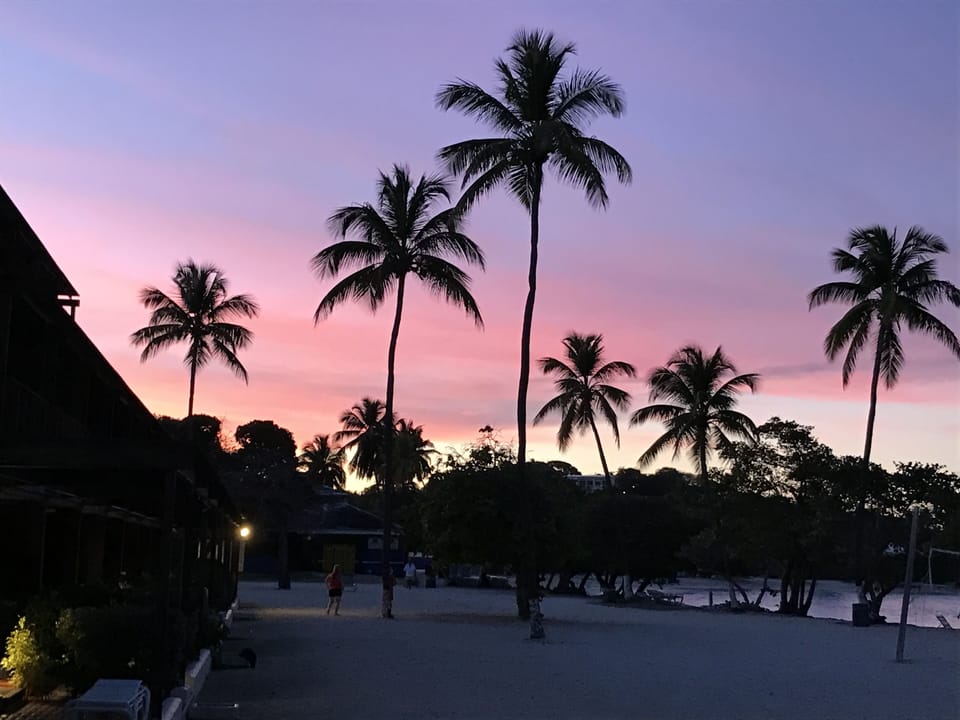Sunset from the patio. Amazing!
