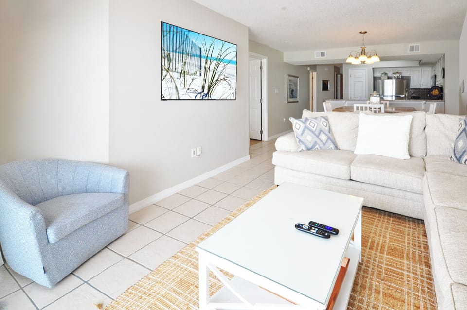 Living Room - 
Gulf Dunes 309 Fort Walton Beach Okaloosa Island Vacation Rentals