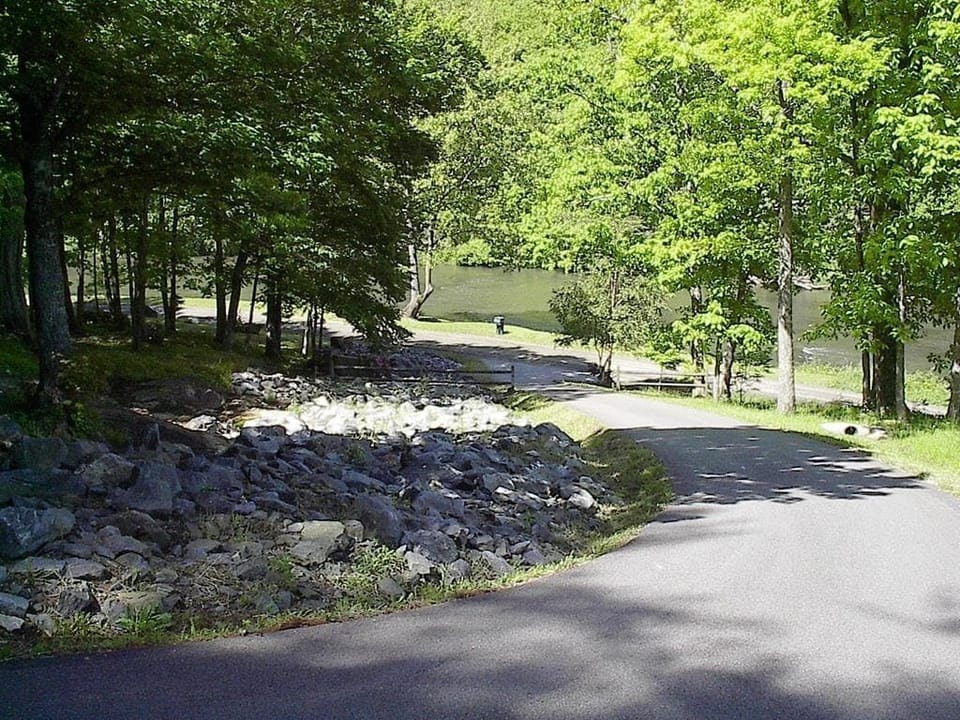 Paved Driveway To The River
