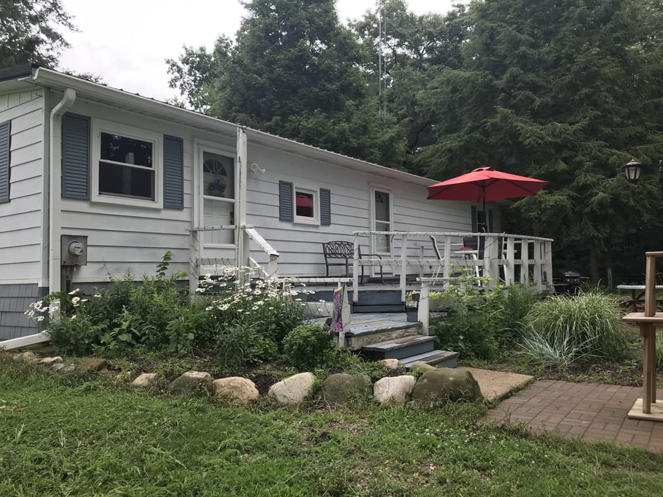 Cottage is all to yourself, on one of the highest hills in Jackson County MI.