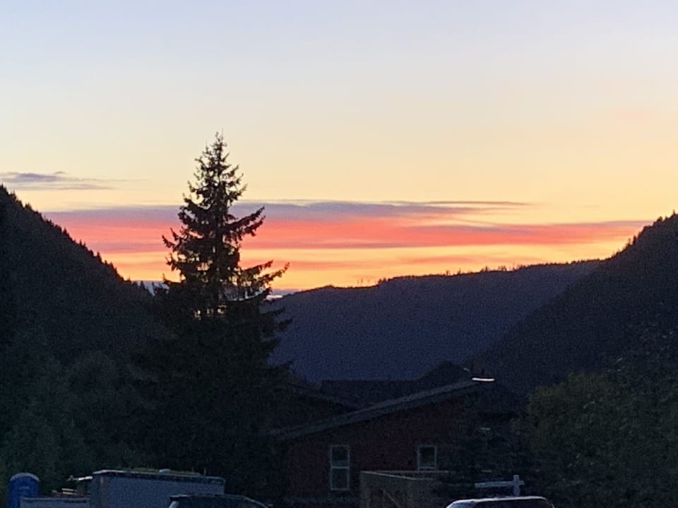 Sunset from the Hot Tub