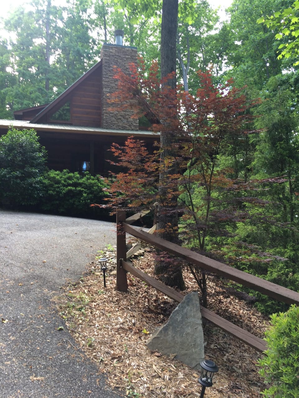 View from the driveway