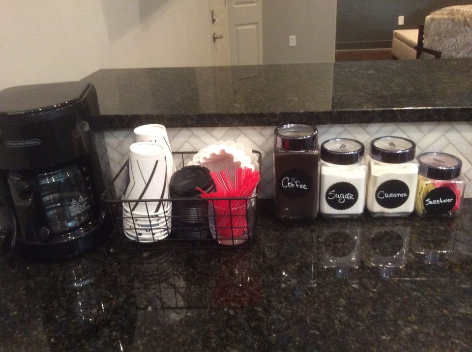 Coffee bar!