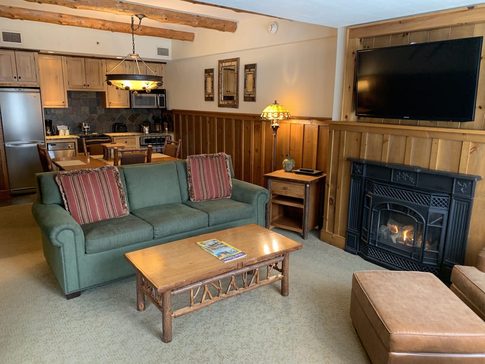 View from Living Room into dining area and kitchen.