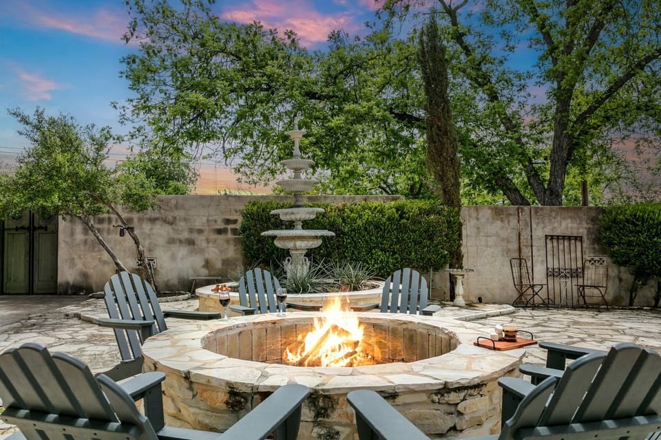 Shared Wood-Burning Fireplace