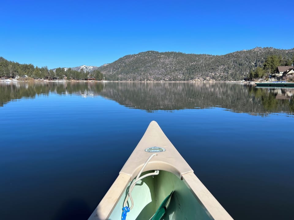 Take a canoe ride in the bay.
