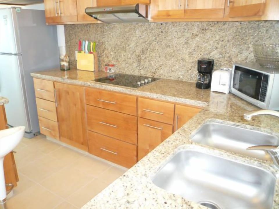 kitchen with double sink