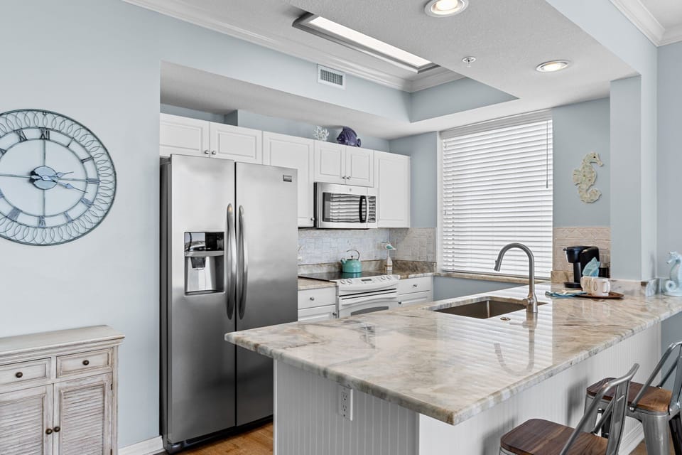 Remodeled kitchen that opens up the living space