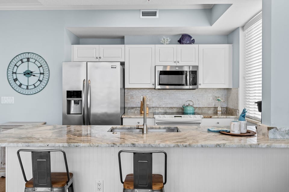 Additional counter-height seating