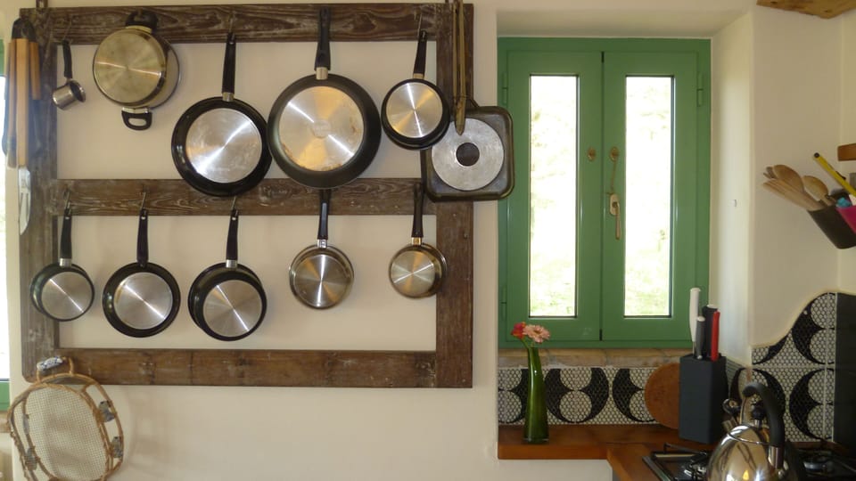 pots and stove