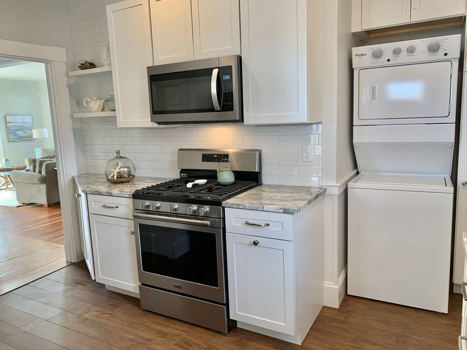Washer and Dryer in the Kitchen
