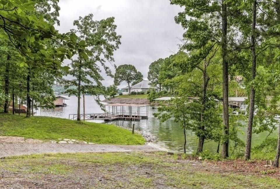 Boat ramp on property.View of main channel. Dock / safe swimming area in cove