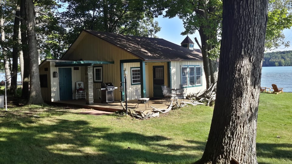 Cottage and deck