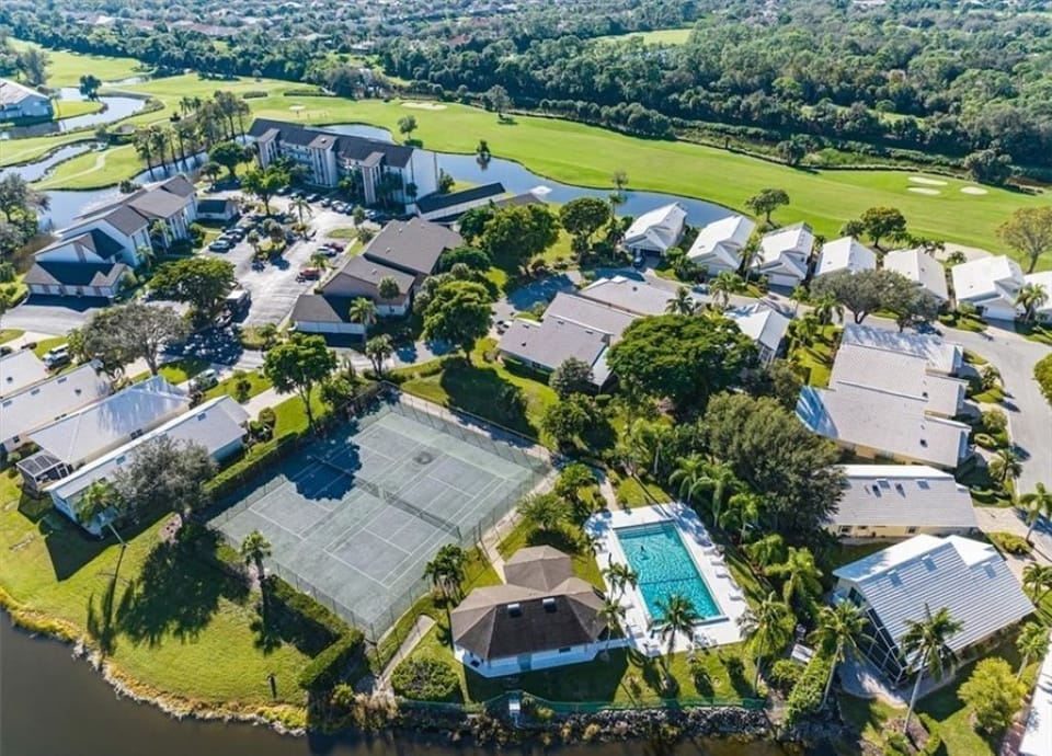 Aerial view of Island Condominium of Naples