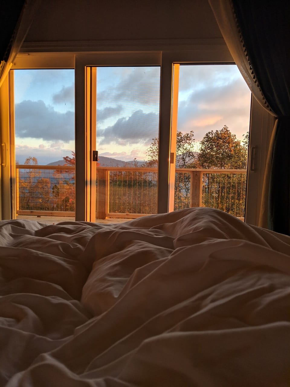 Sunrise view from master bedroom!
