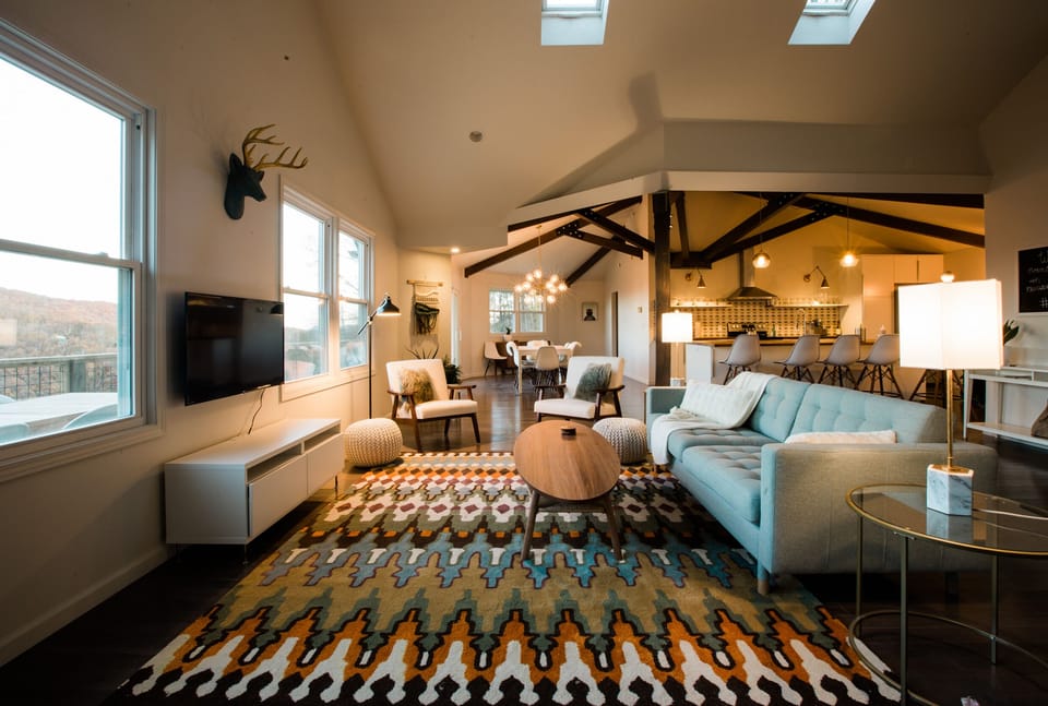 Living area - open concept!
