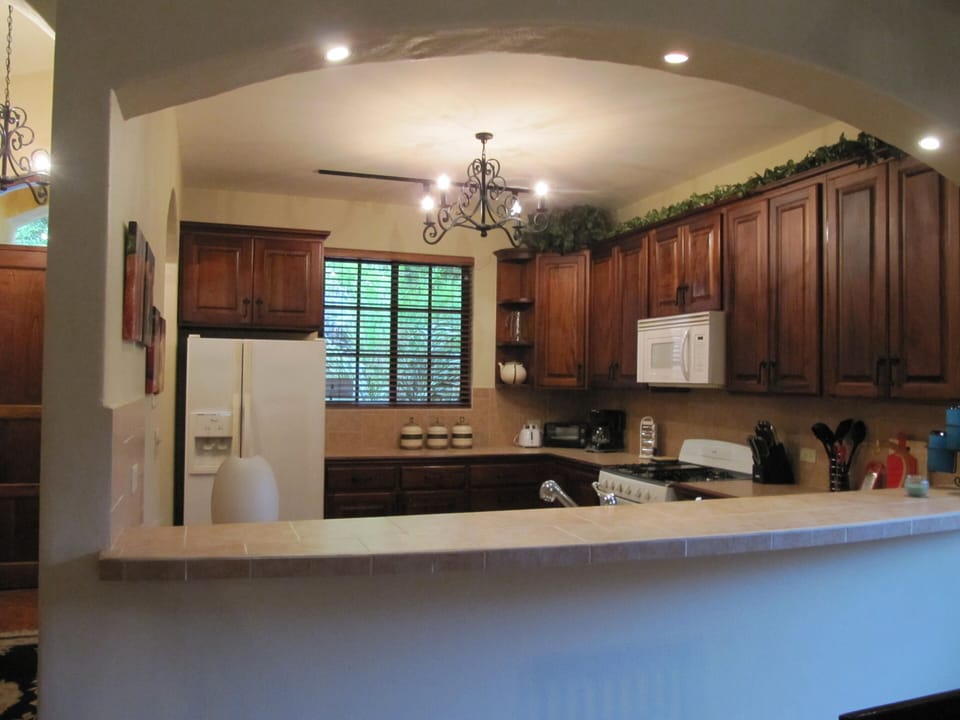 Kitchen view from dining area