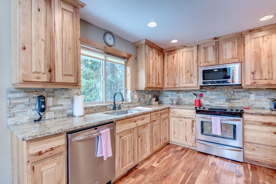 Fully stocked kitchen