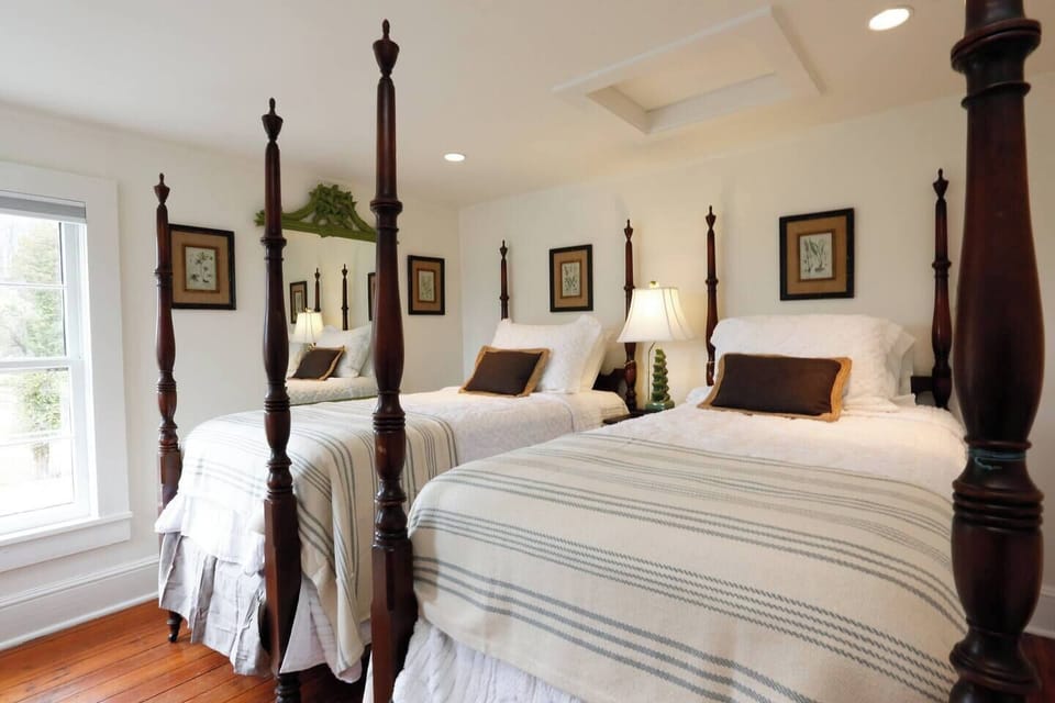 Upstairs bedroom--main house