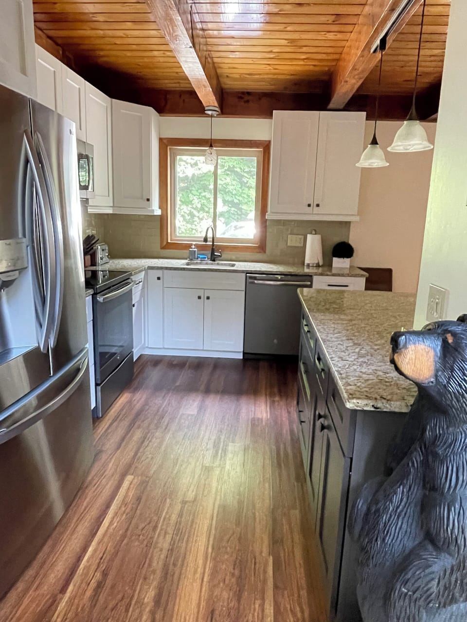 View of the kitchen from the Great Room