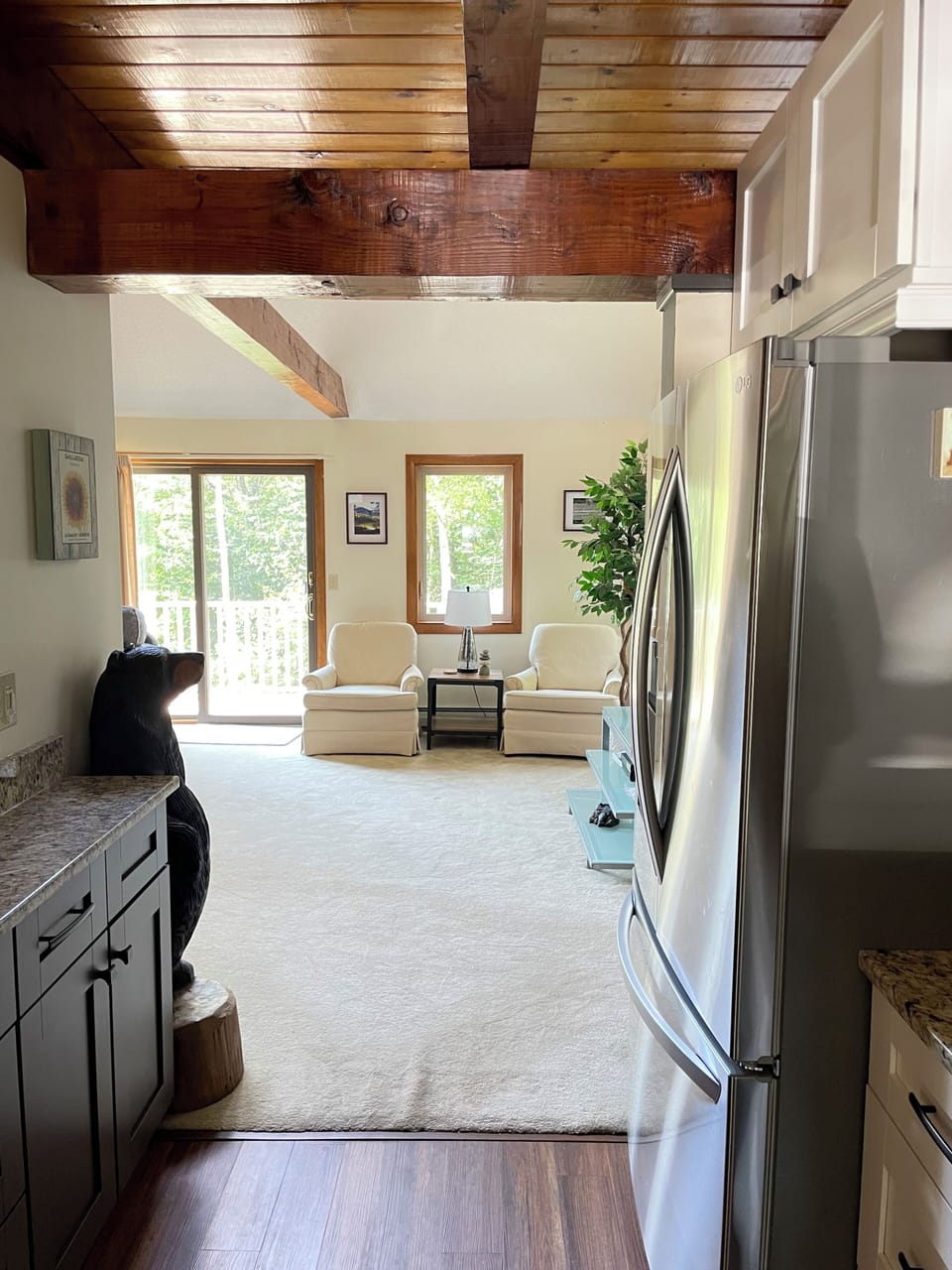View from the kitchen into the Great Room