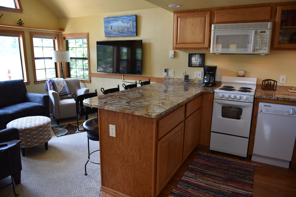 Modern kitchen conviences.