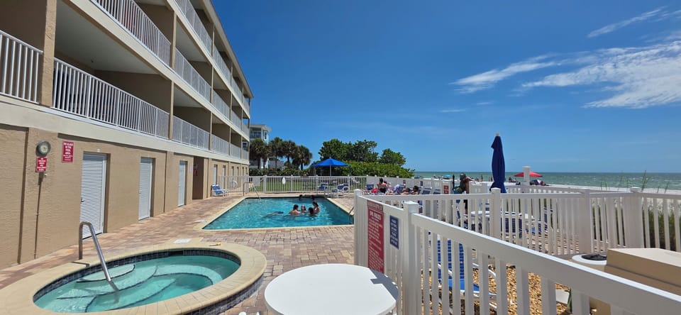 Heated Pool and Spa Just Steps from the Beach