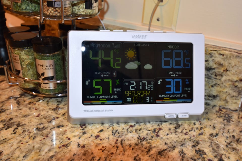 weather station in unit.