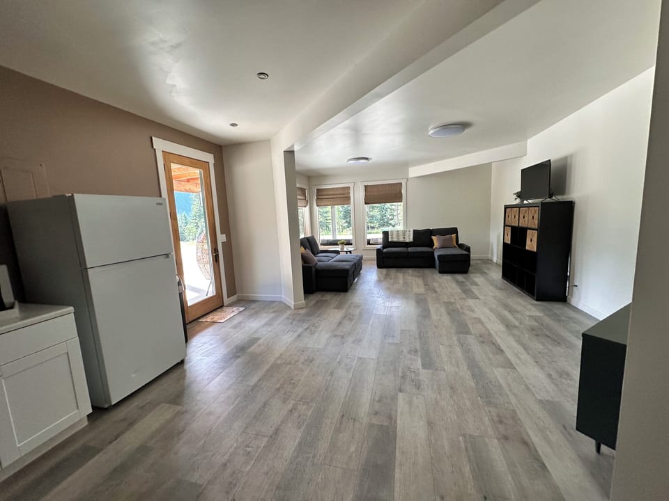 first floor kitchen/living room area