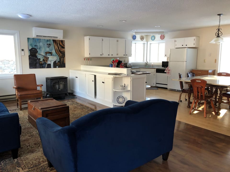 Great Room - living room/kitchen/dining area. 