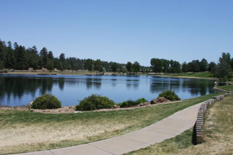 Walking distance to lake and trails.