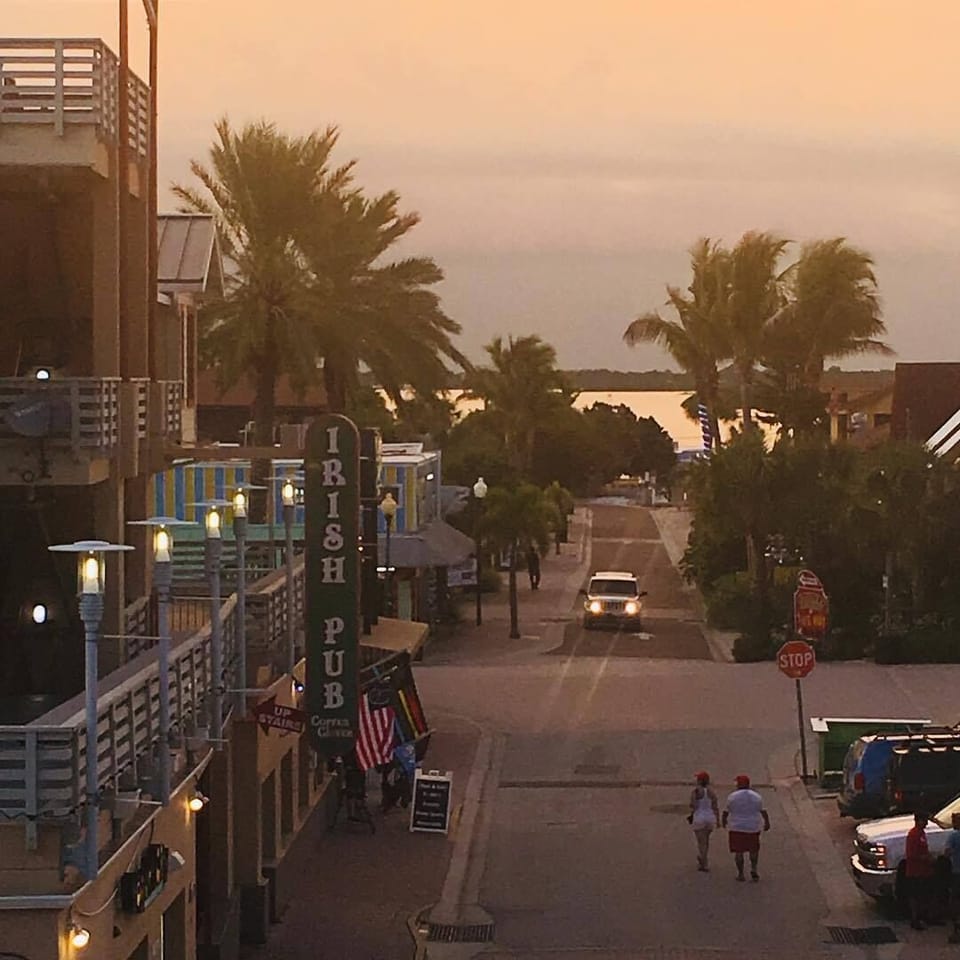 John’s Pass at dusk. 