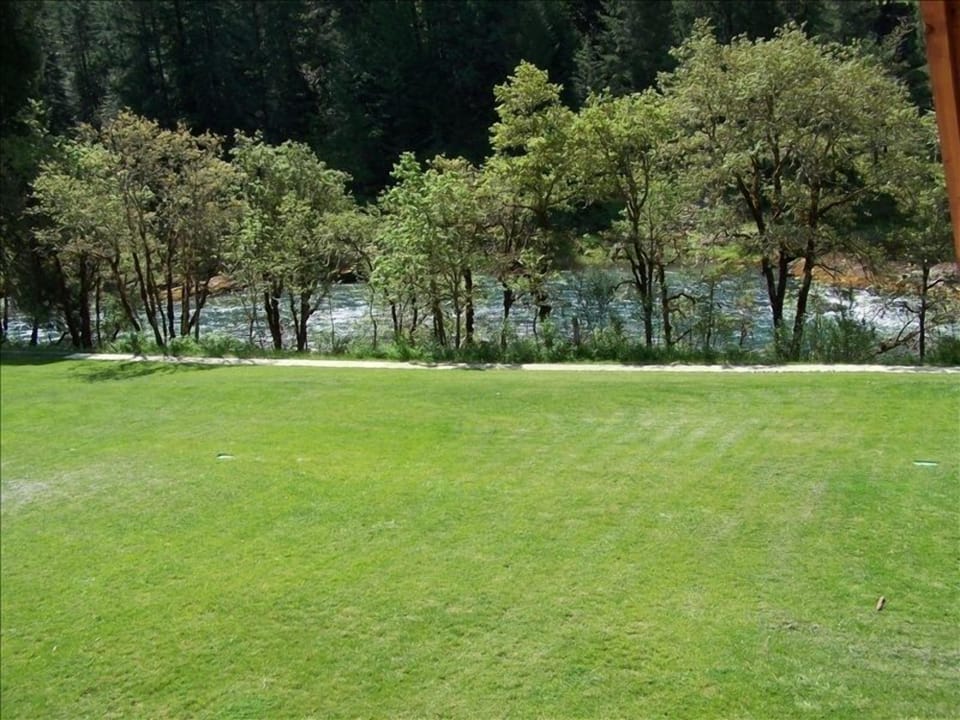 Yard and river view.
