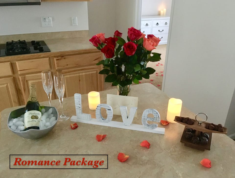 Romance Package~ add to your special night for $50.