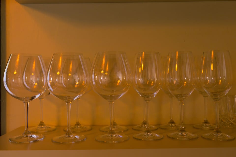 Varietal-correct Riedel wine glasses provided