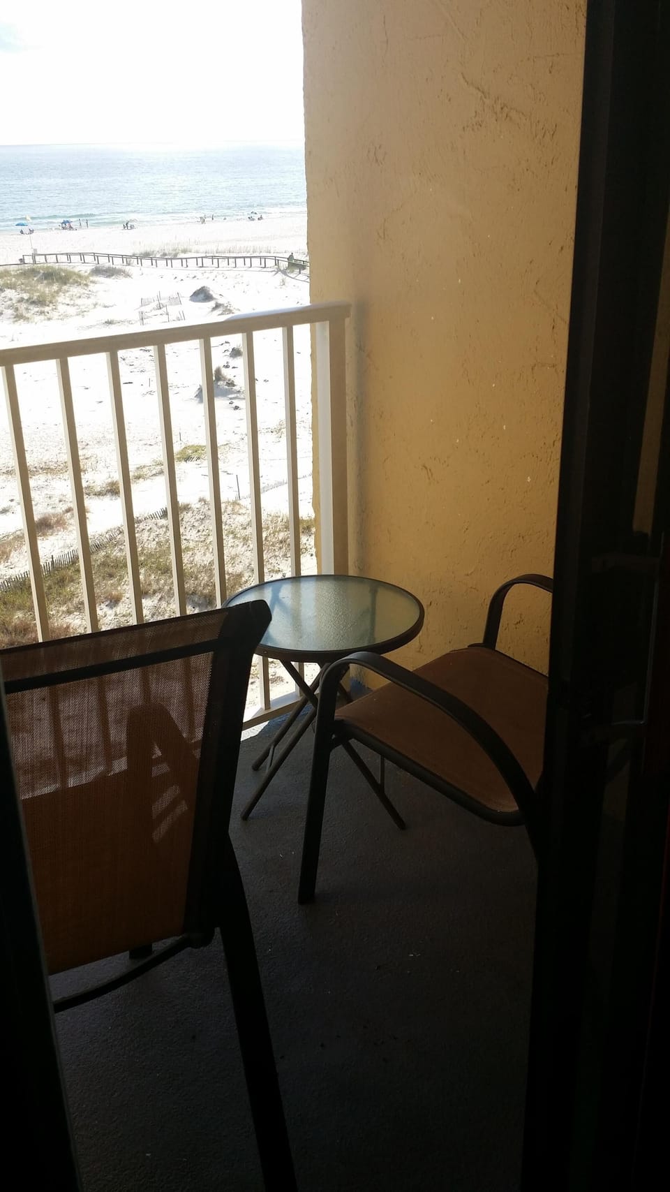 Gulf Front Balcony