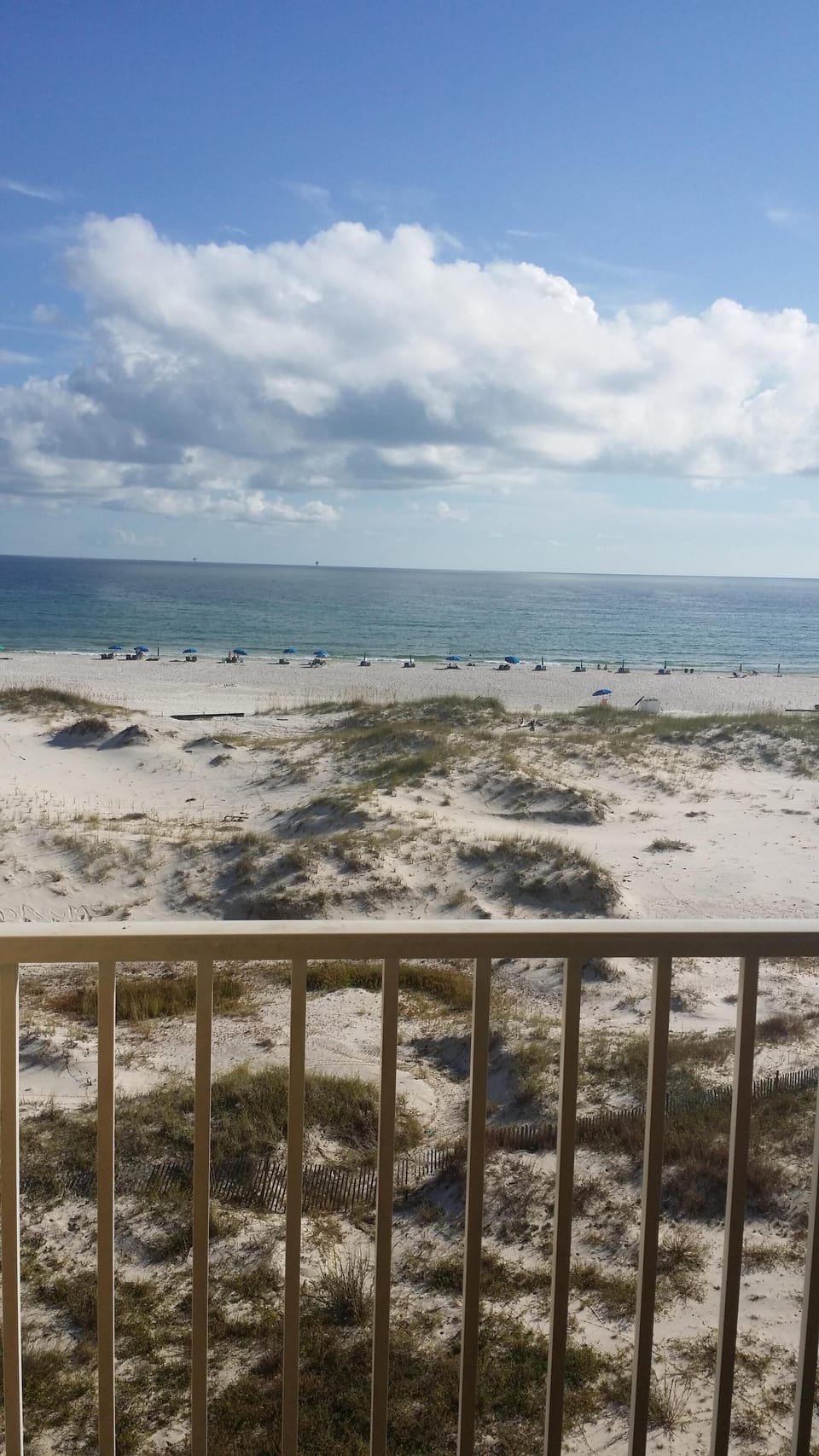 Gulf Front Balcony view