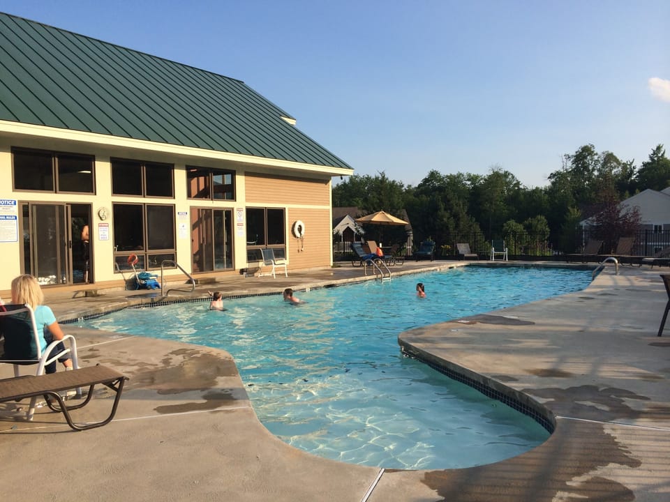 Outdoor pool at the Forest Ridge Sports Club