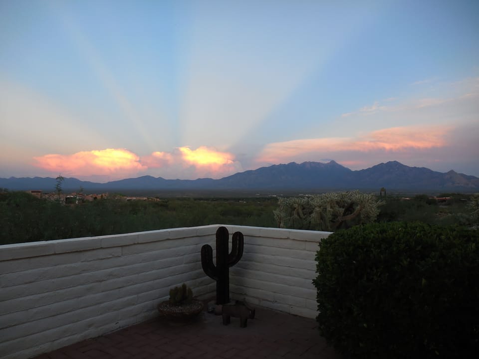Sunrise from the patio