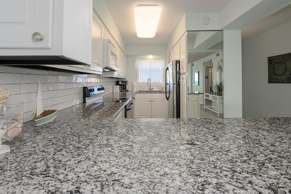 Recently renovated kitchen stocked for your needs!