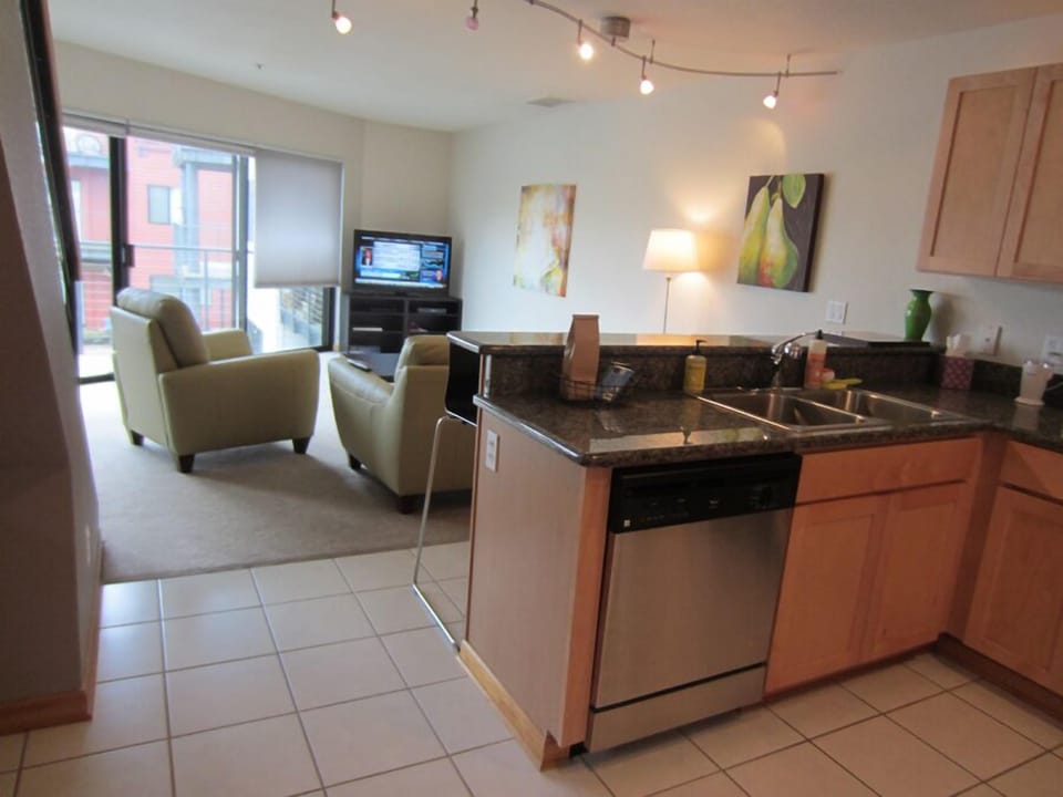 Living Room with kitchen