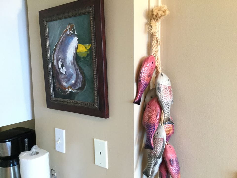 Most of art is from local artists.