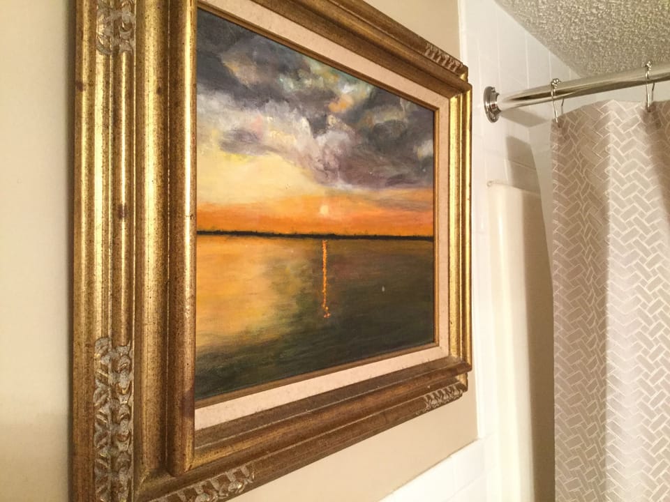 “Sunset, GSSR Pier” by John Toran Sr. Age 95.