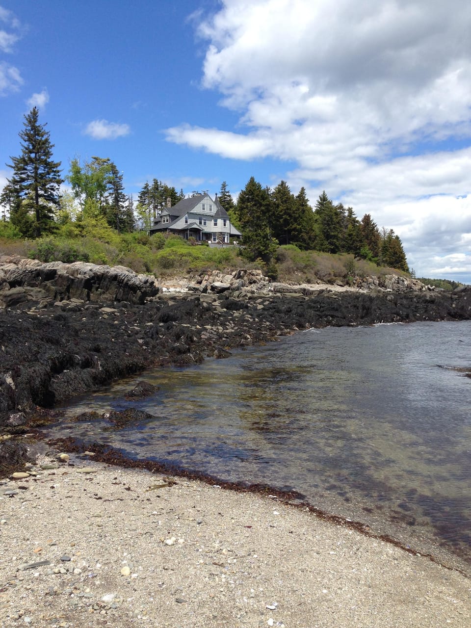 View of house from the swimming area