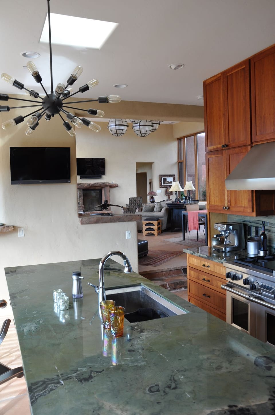 Kitchen looking into great room