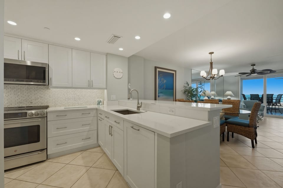 Corian counter tops with granite sink