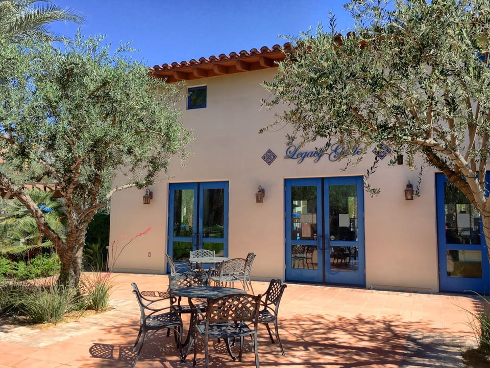 Legacy Villas Poolside Cafe. Seasonally open for breakfast and lunch.