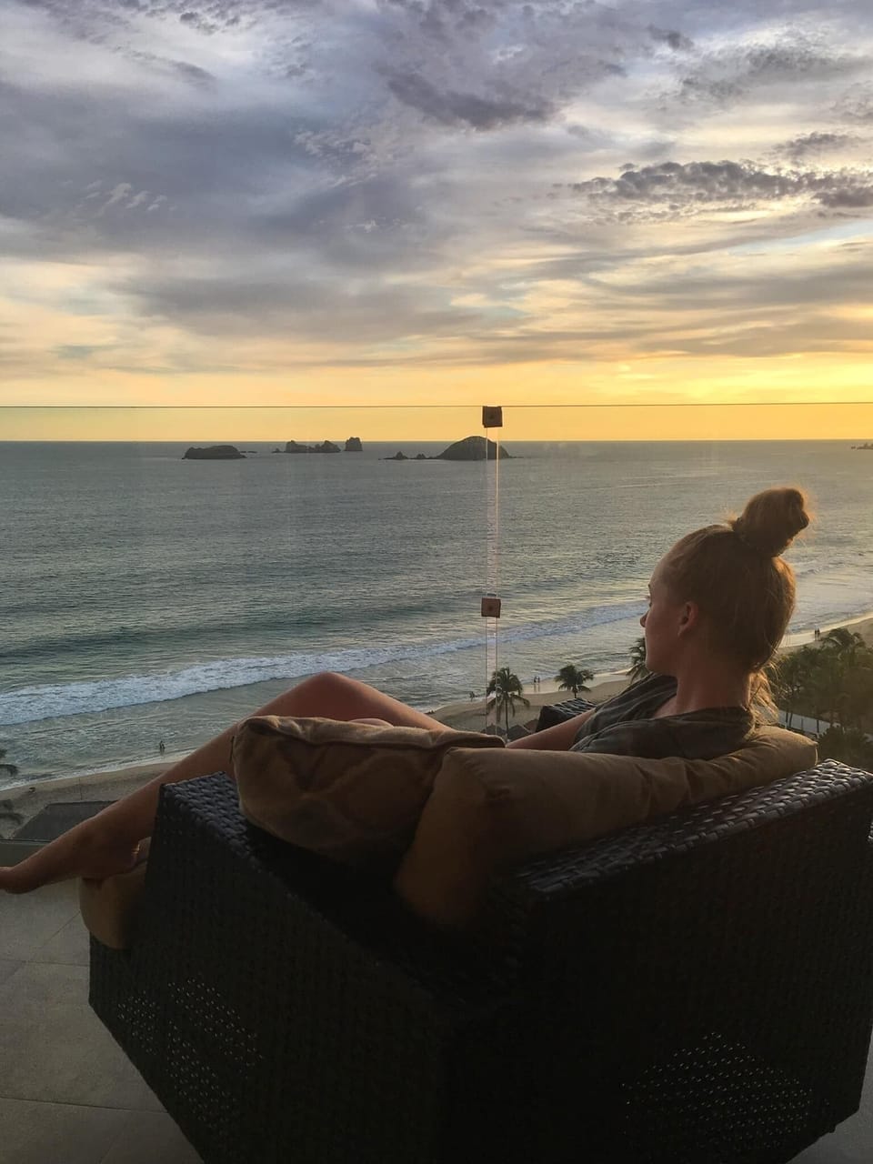 Relaxing on your deck at the end of a wonderful day! 