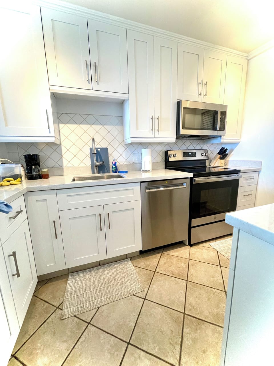 Our beautifully remodeled kitchen with all new top end appliances.